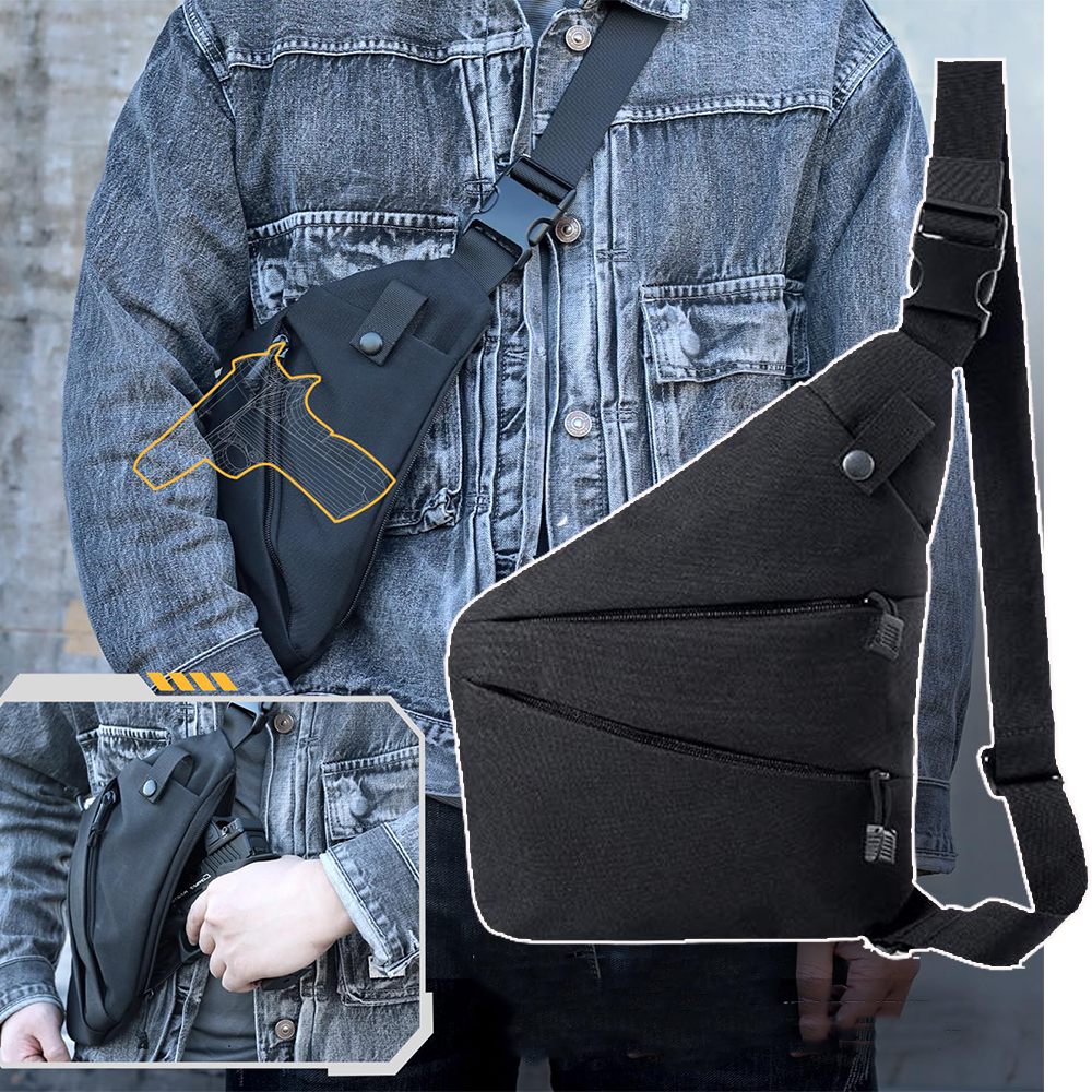 Edc Concealed Carry Sling Bag - Tactical Concealed EDC Carry Bag Pouch