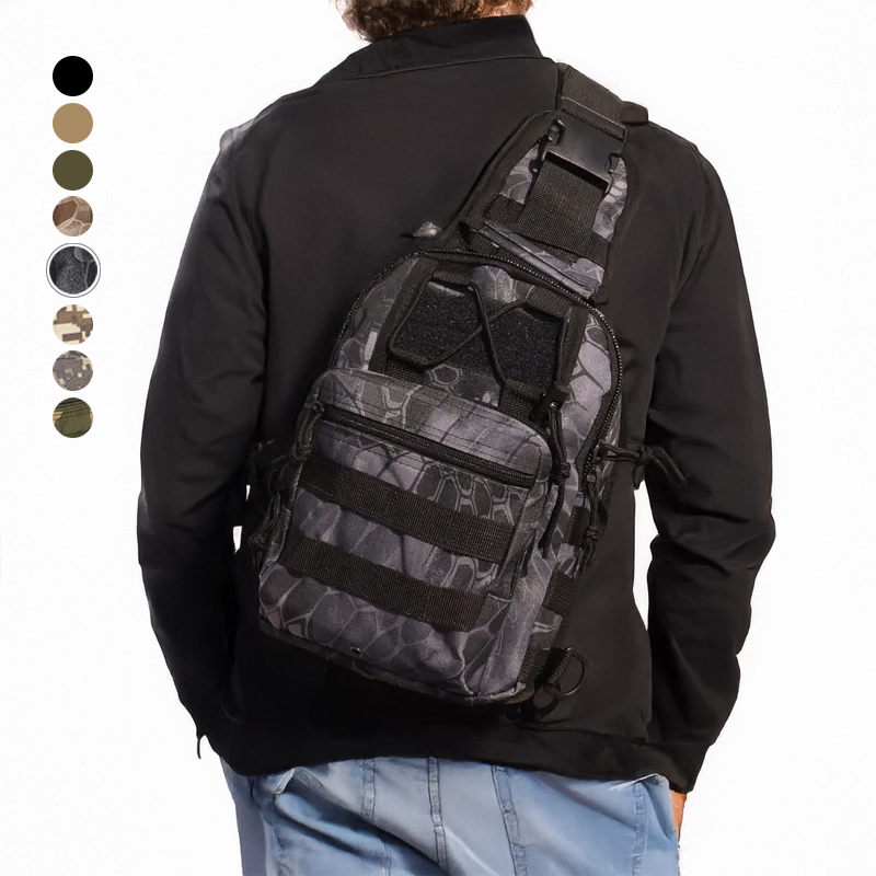 Edc Concealed Carry Sling Bag - Military Tactical Sling Backpack Waterproof CCW