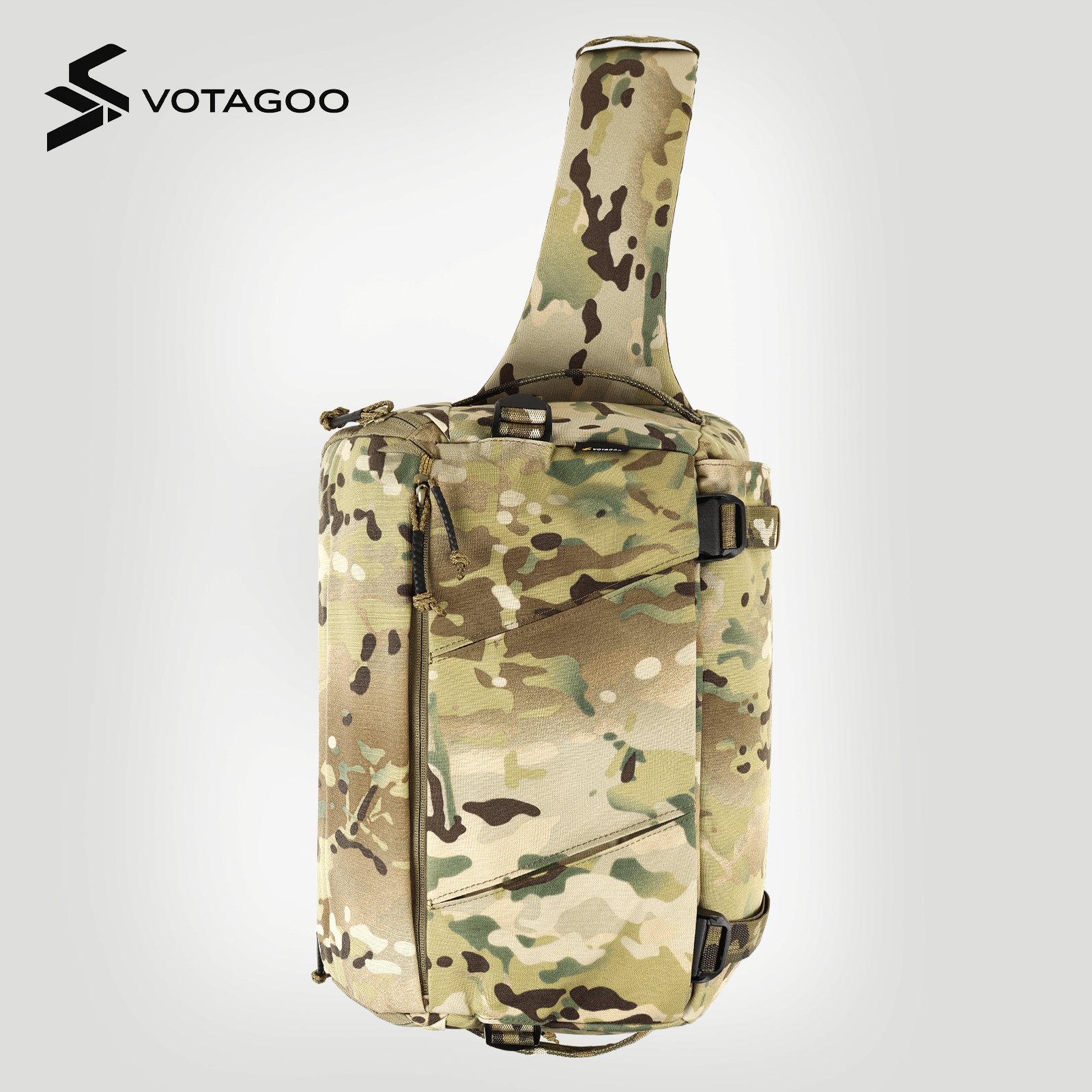 Edc Concealed Carry Sling Bag - VOTAGOO 13L Tactical Sling Bag -