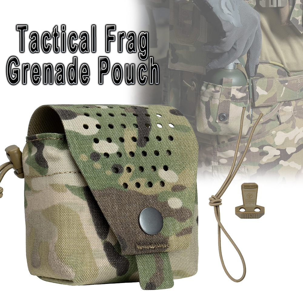 Edc Carry Backpack - Tactical M67 Frag Grenade Pouch Round