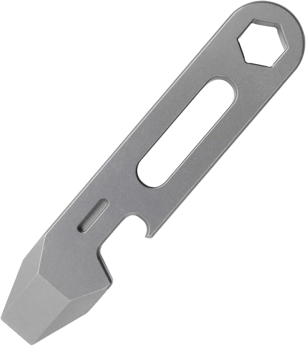 4-in-1 Titanium EDC Pry Bar Mu - Titanium Pry Bar recensie en prijs