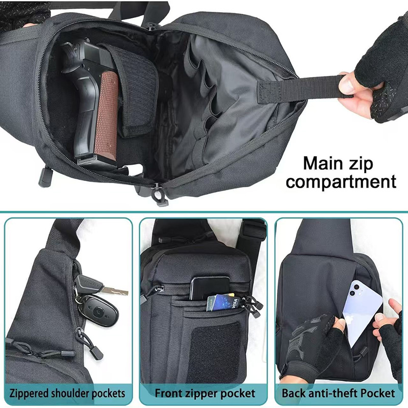Tactical Pistol Gun Bag Concea - Edc Concealed Carry Sling Bag recensie en prijs