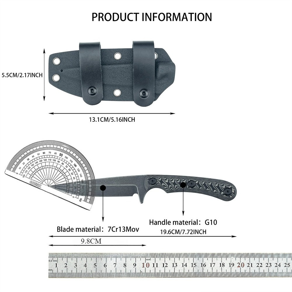 Full Tang Fixed Blade Knives 7 - Edc Every Day Carry おもちゃ recensie en prijs