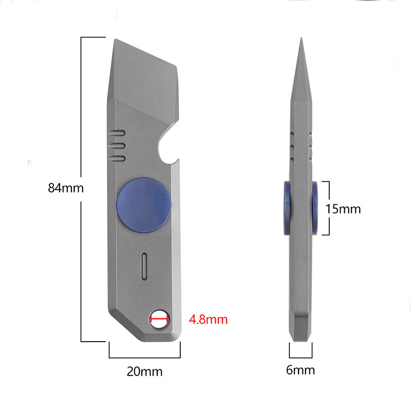 EDC Titanium Alloy Multi Tools - Titanium Pry Bar recensie en prijs