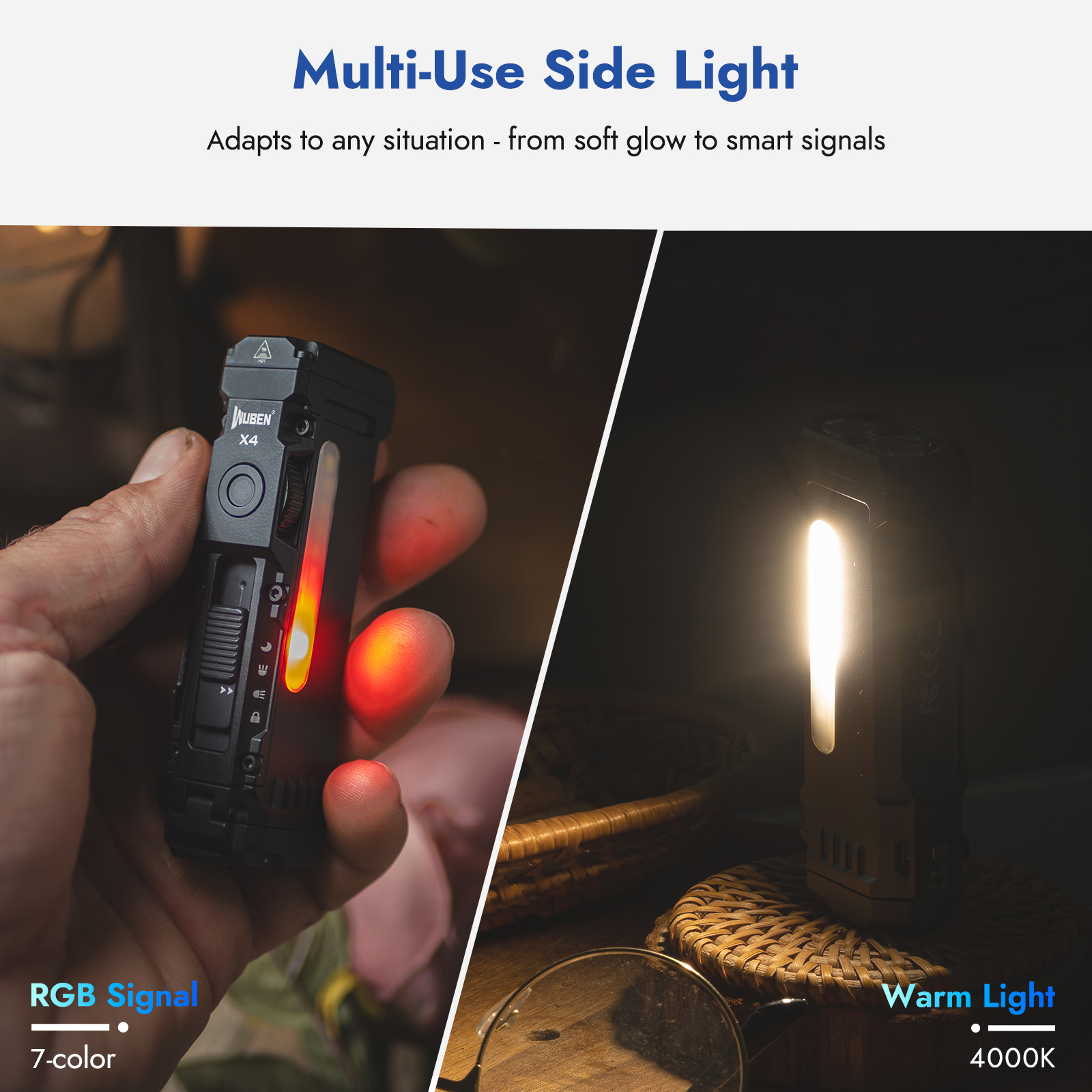 WUBEN X4 & G5 EDC Flashlight B - Edc Every Day Carry おもちゃ recensie en prijs