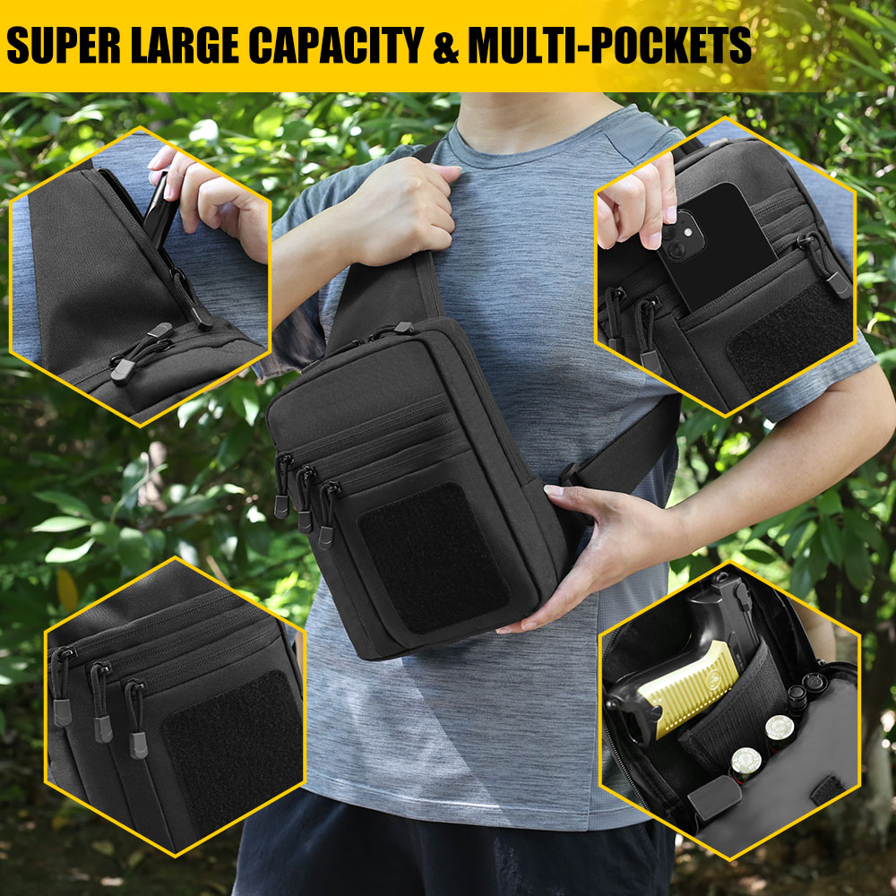 Tactical Pistol Gun Bag Concea - Edc Concealed Carry Sling Bag recensie en prijs