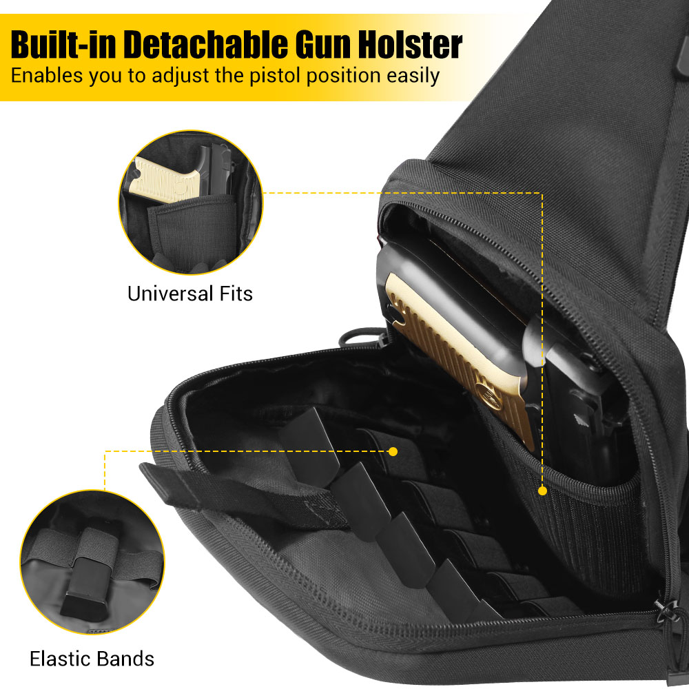 Tactical Pistol Gun Bag Concea - Edc Concealed Carry Sling Bag recensie en prijs