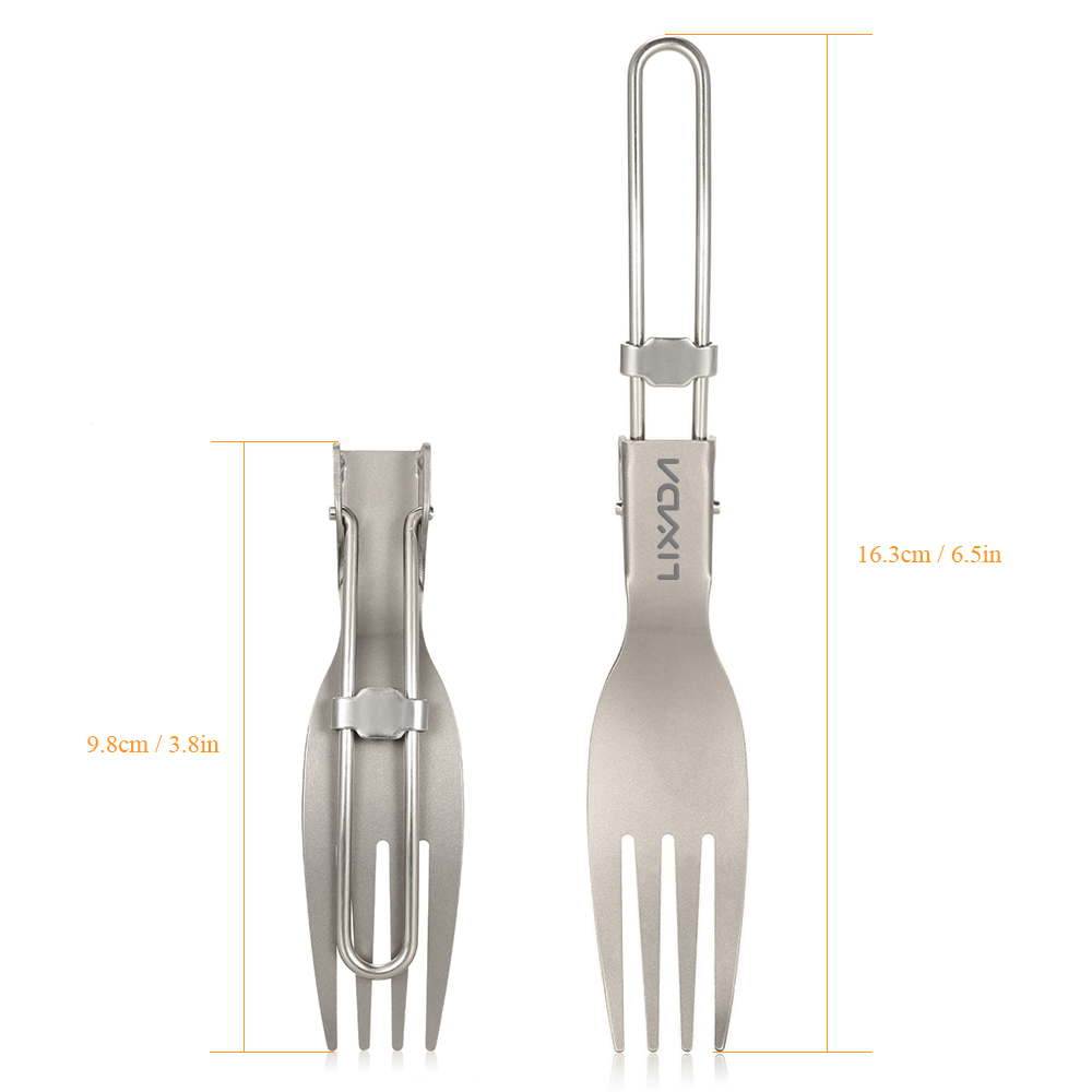 Lixada Titanium Folding Fork U - Edc Everyday Carry Knives recensie en prijs