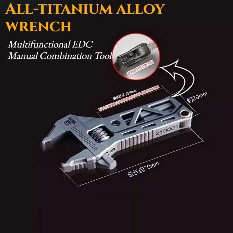 TC4 All-titanium Alloy Wrench  - Edc Carry Pliers recensie en prijs