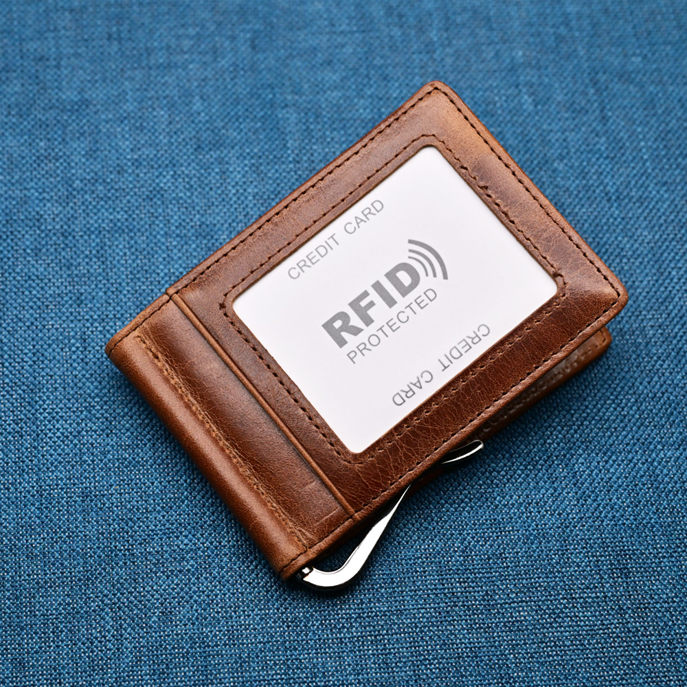 Genuine Leather Mens Wallet Mo - Money Clip Magnetic recensie en prijs
