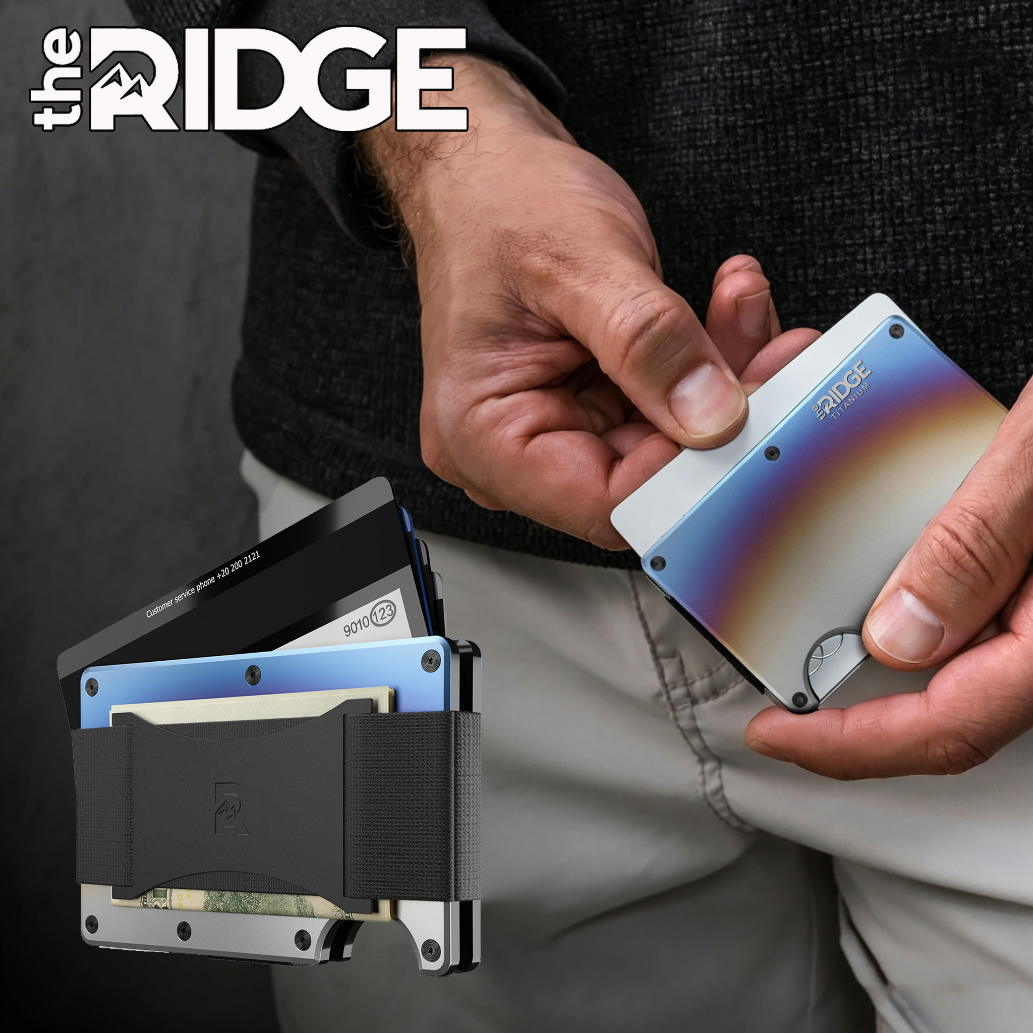The Ridge Wallet for Men, RFID - Wallet Slim Titanium recensie en prijs