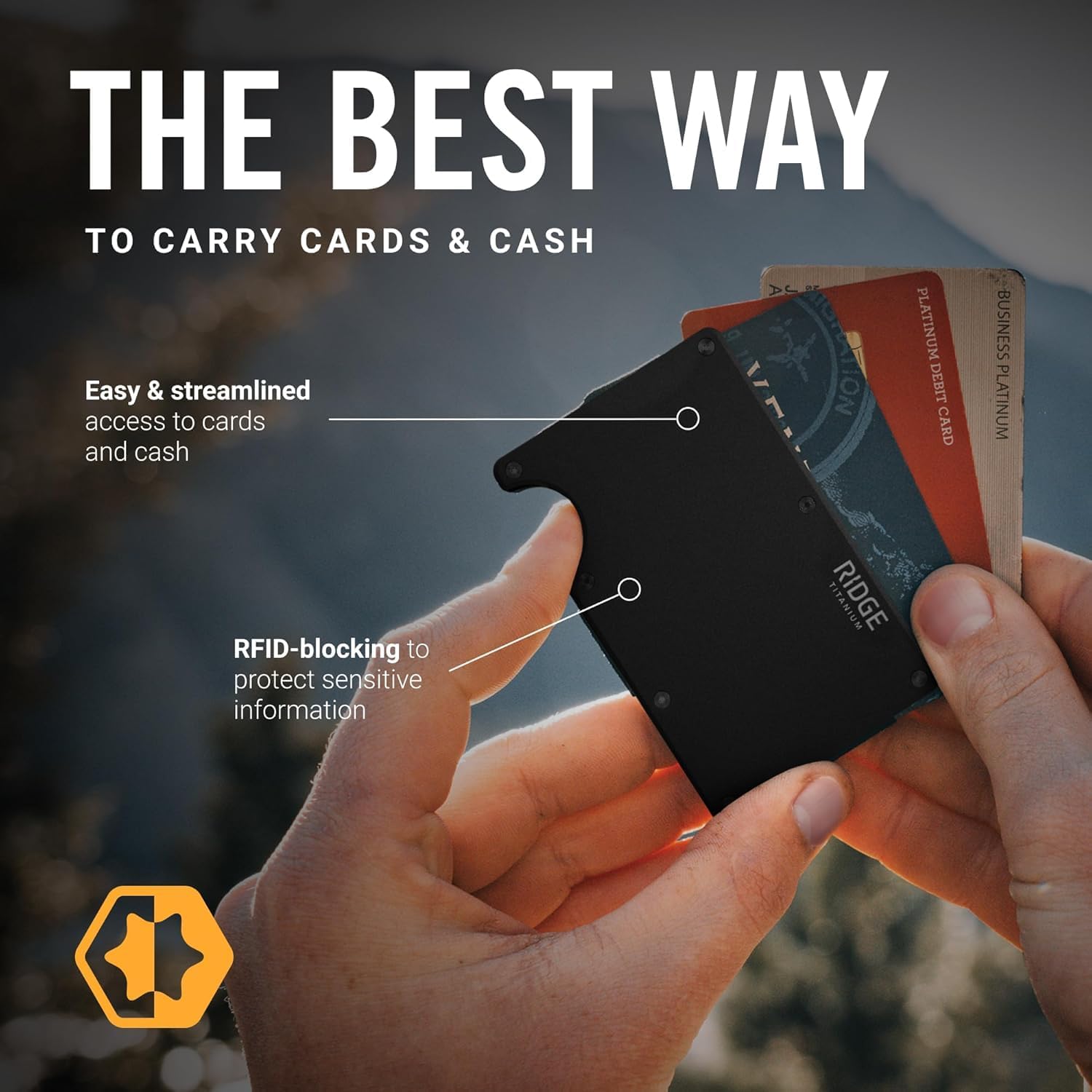 The Ridge Wallet for Men, RFID - Wallet Slim Titanium recensie en prijs