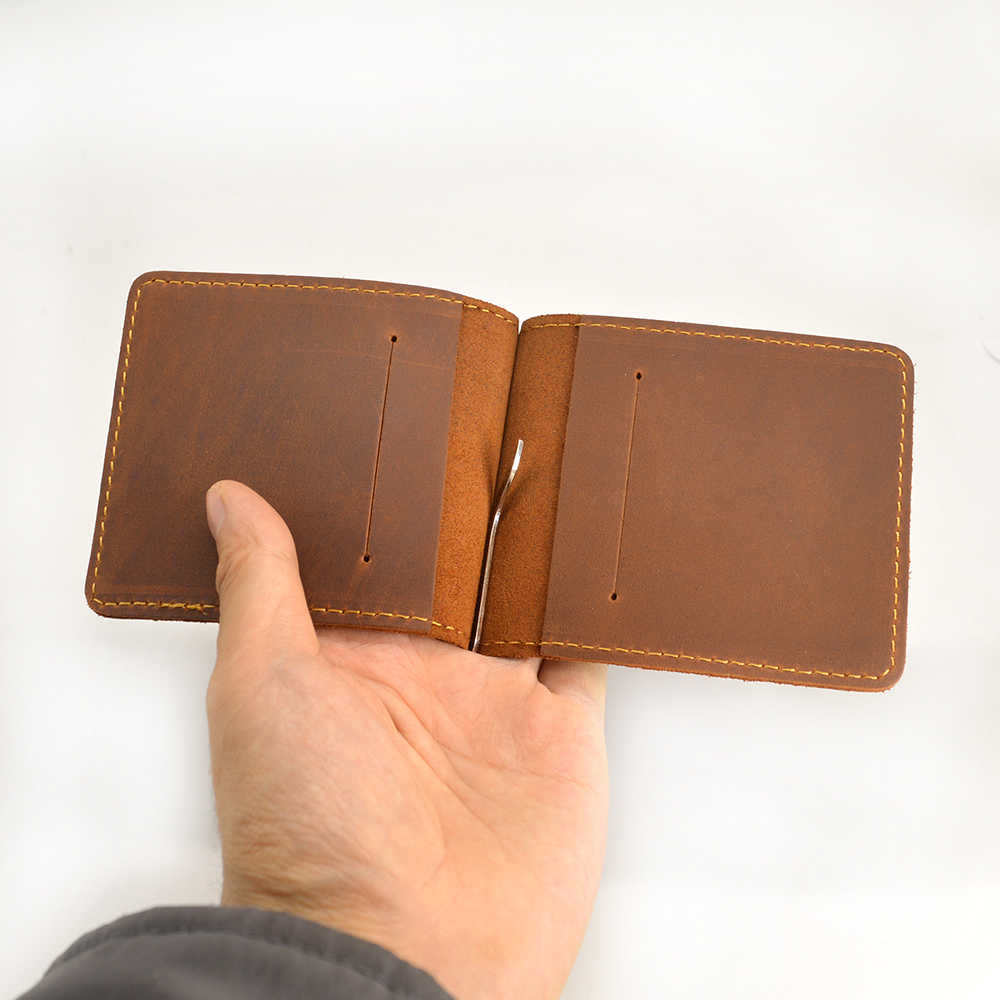 Handmade Genuine Leather Money - Money Clip Magnetic recensie en prijs