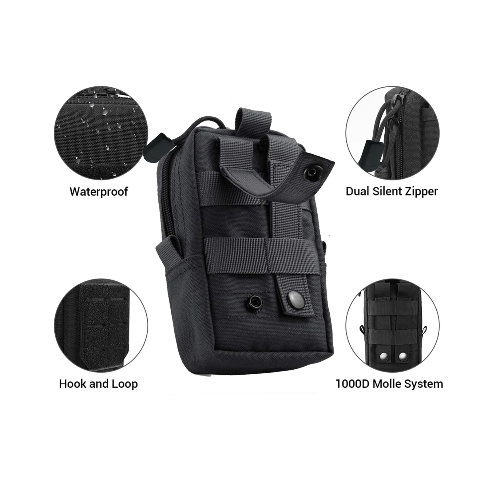 Tactical Molle Pouch Waist Bag - Edc Carry Pack recensie en prijs