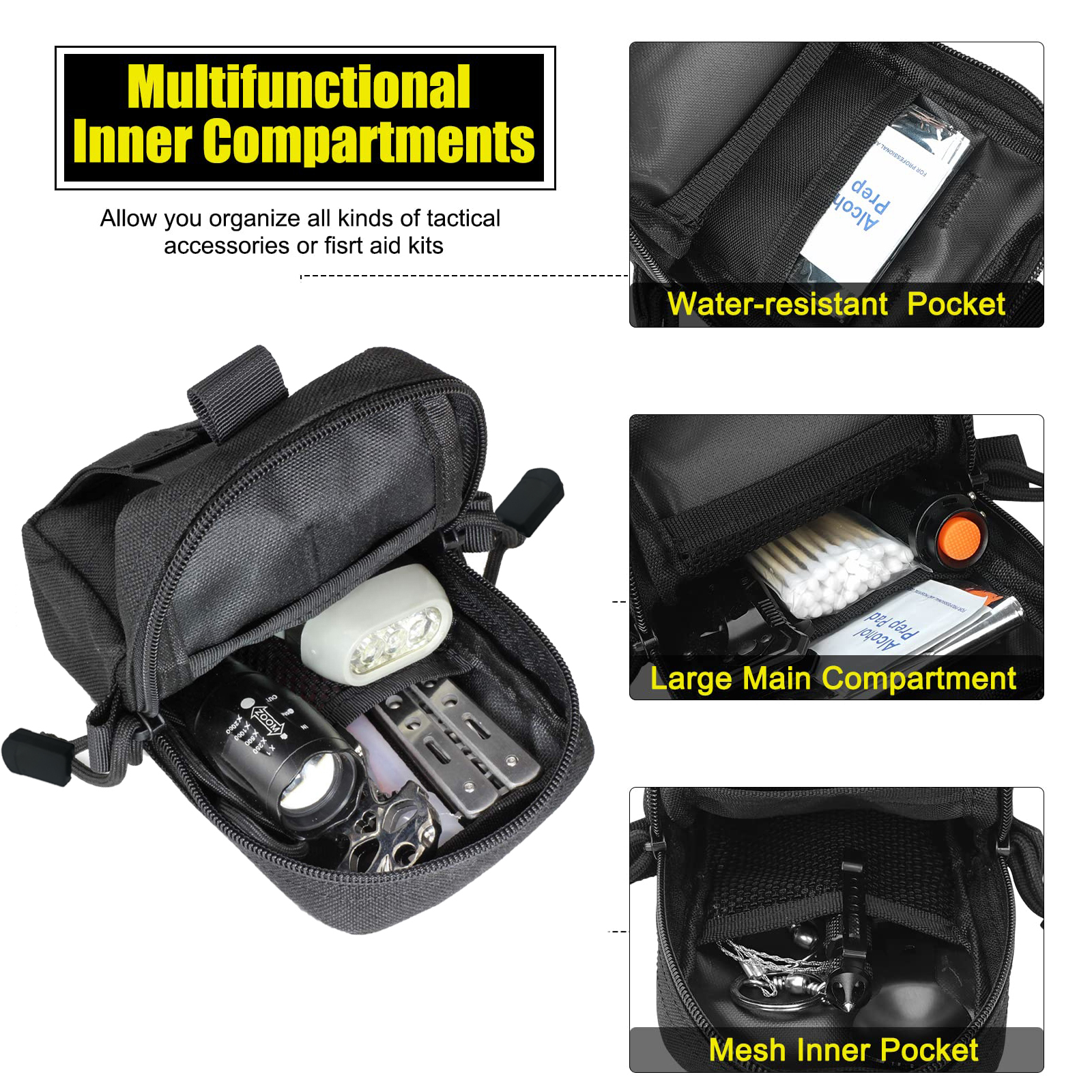 Tactical Molle Pouch Waist Bag - Edc Carry Pack recensie en prijs