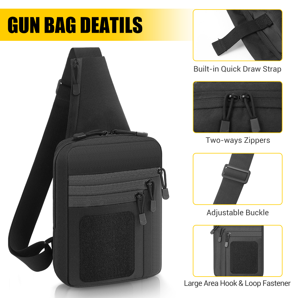 Tactical Pistol Gun Bag Concea - Edc Concealed Carry Sling Bag recensie en prijs