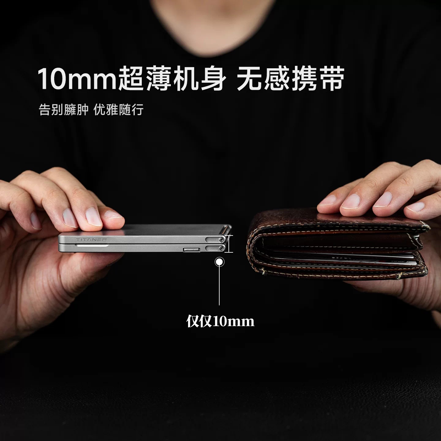 Titaner Titanium/Aluminum Allo - Wallet Slim Titanium recensie en prijs