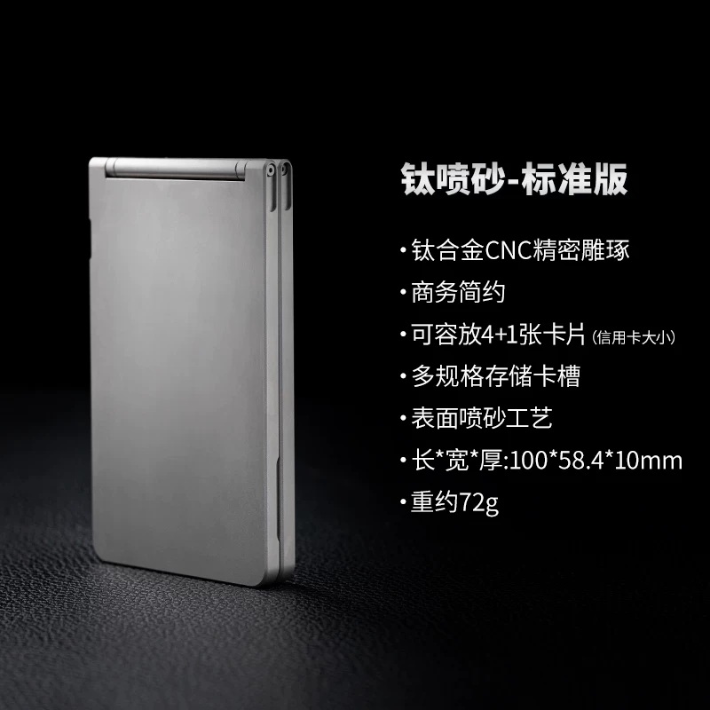 Titaner Titanium/Aluminum Allo - Wallet Slim Titanium recensie en prijs