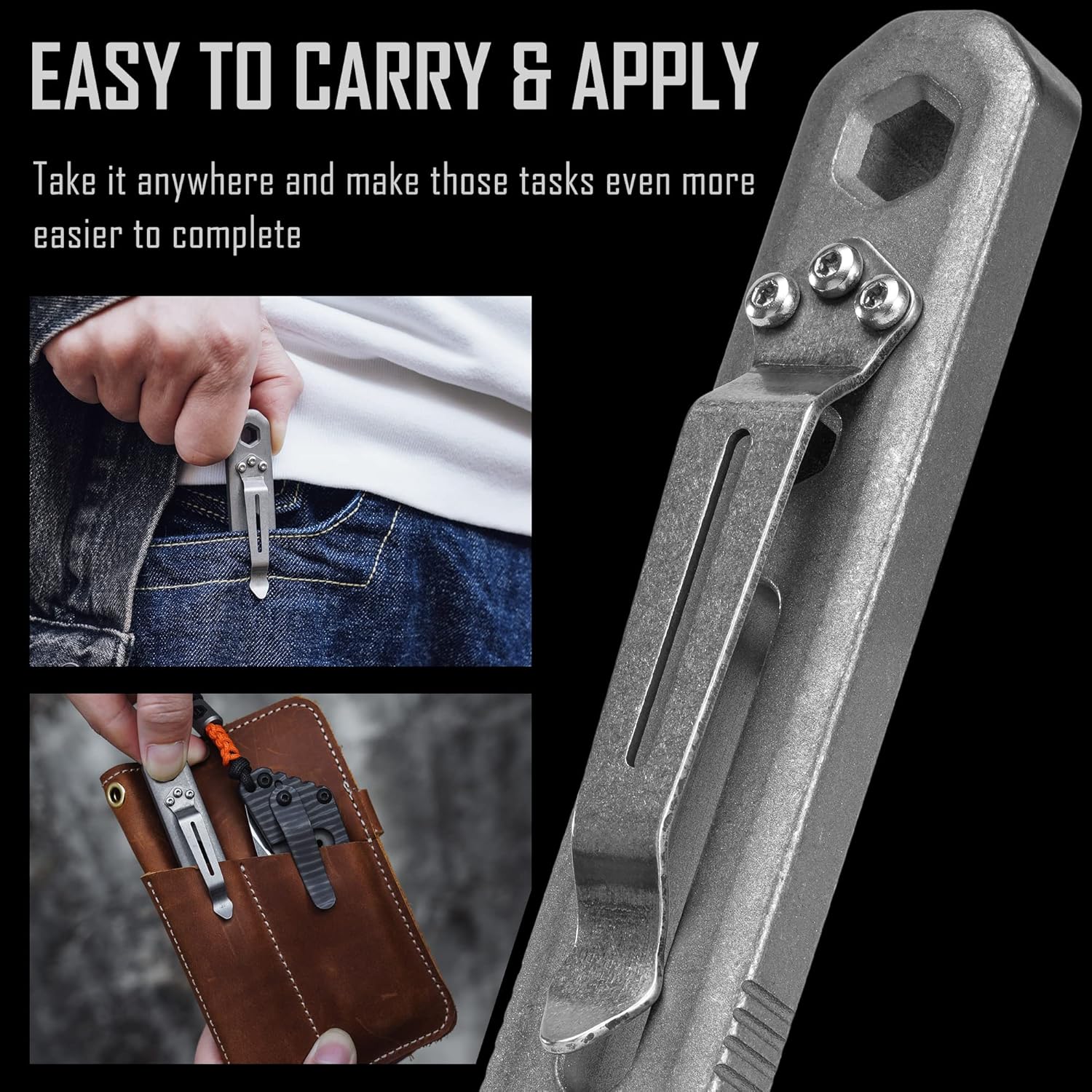 KeyUnity KR00 EDC Pocket Pry B - Titanium Pry Bar recensie en prijs