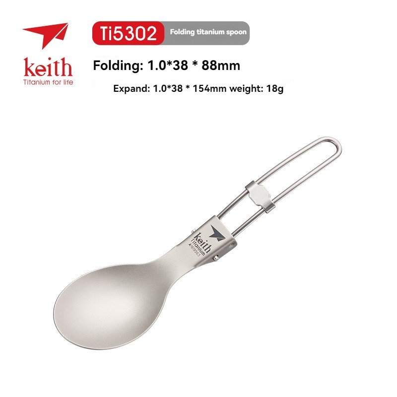 Keith Titanium Tableware Spoon - Edc Everyday Carry Knives recensie en prijs