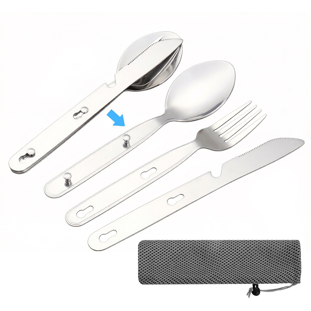 3pcs/set Folding Spoon Fork Kn - Edc Everyday Carry Knives recensie en prijs