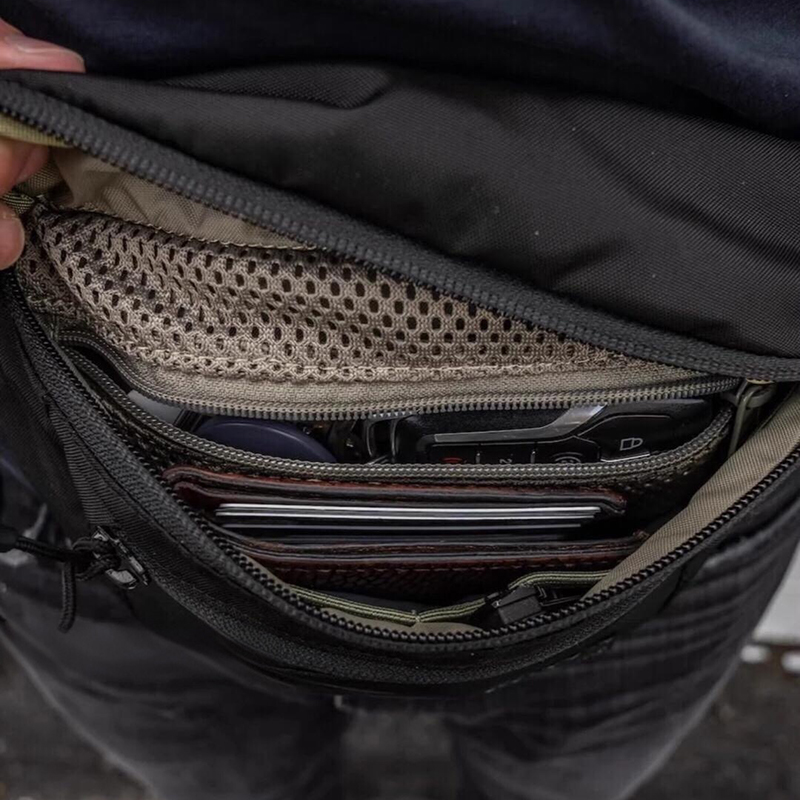 Mens Belt Bag with Adjustable  - Edc Carry Fanny Pack recensie en prijs