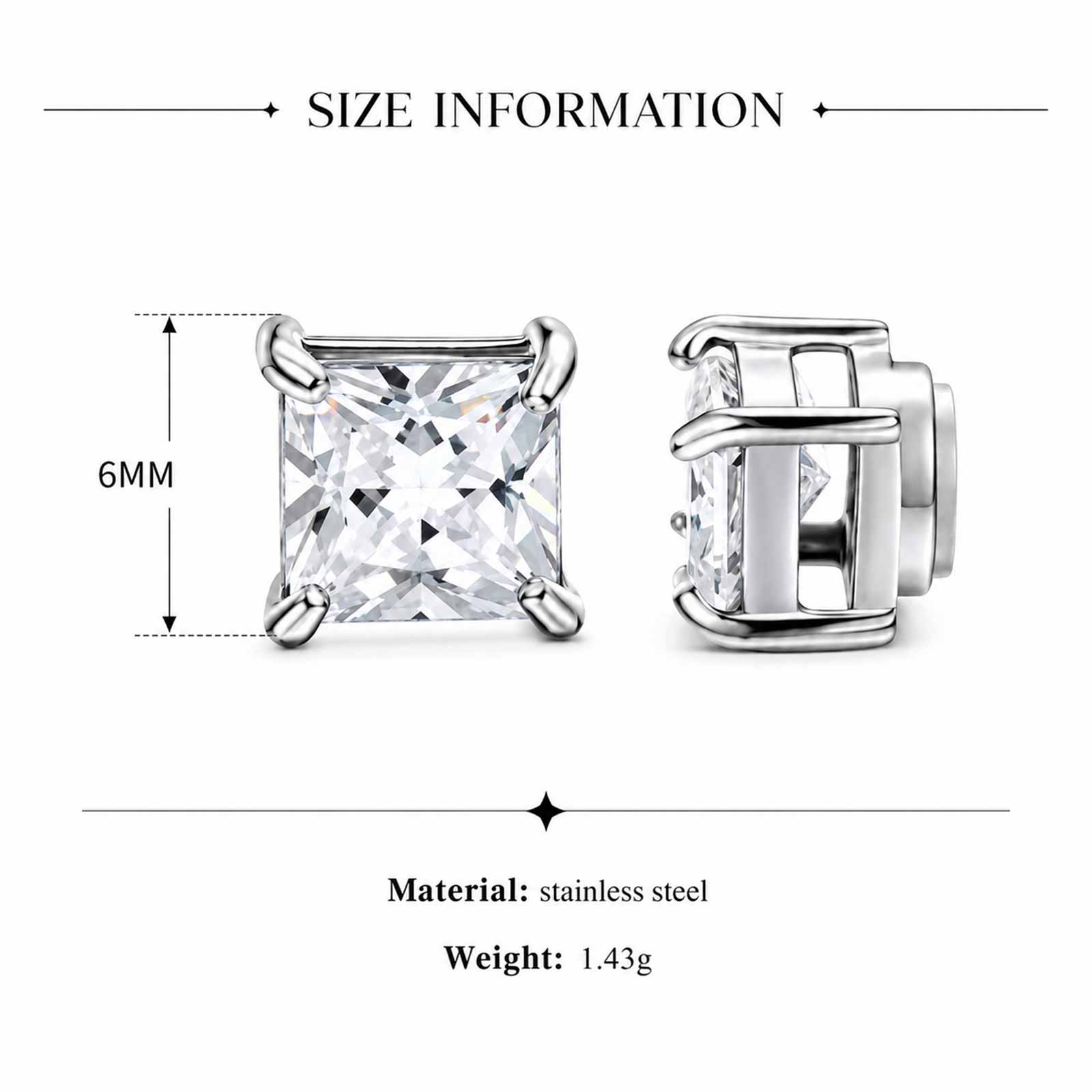Square Zirconia Magnetic Clip  - Money Clip Magnetic recensie en prijs