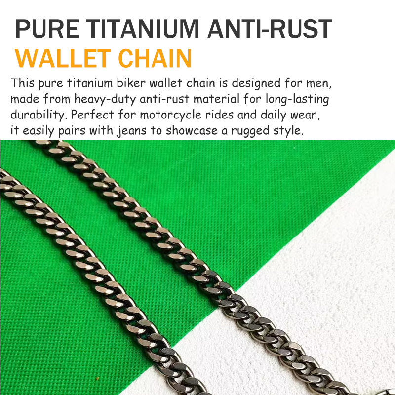 Pure Titanium Biker Wallet Cha - Wallet Slim Titanium recensie en prijs