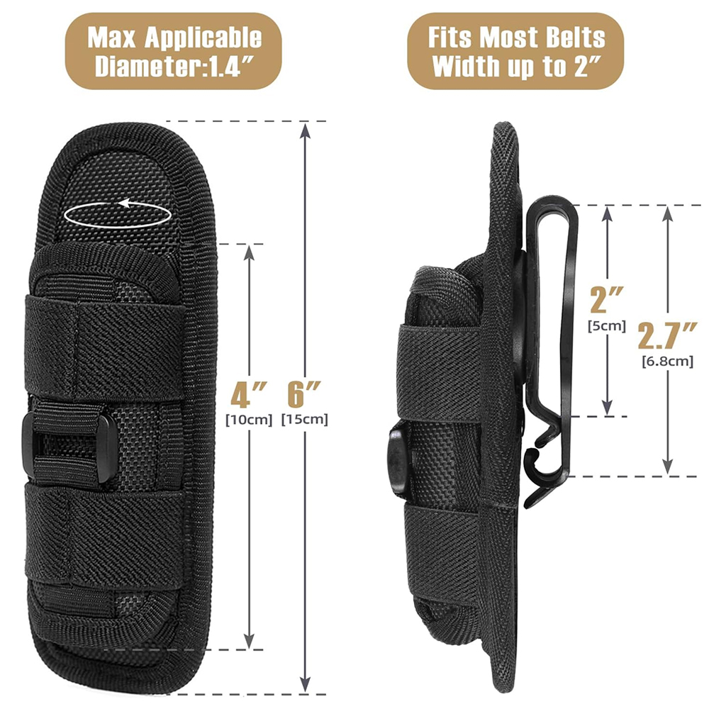 Tactical Flashlight Pouch Hols - Edc Carry Accessories recensie en prijs