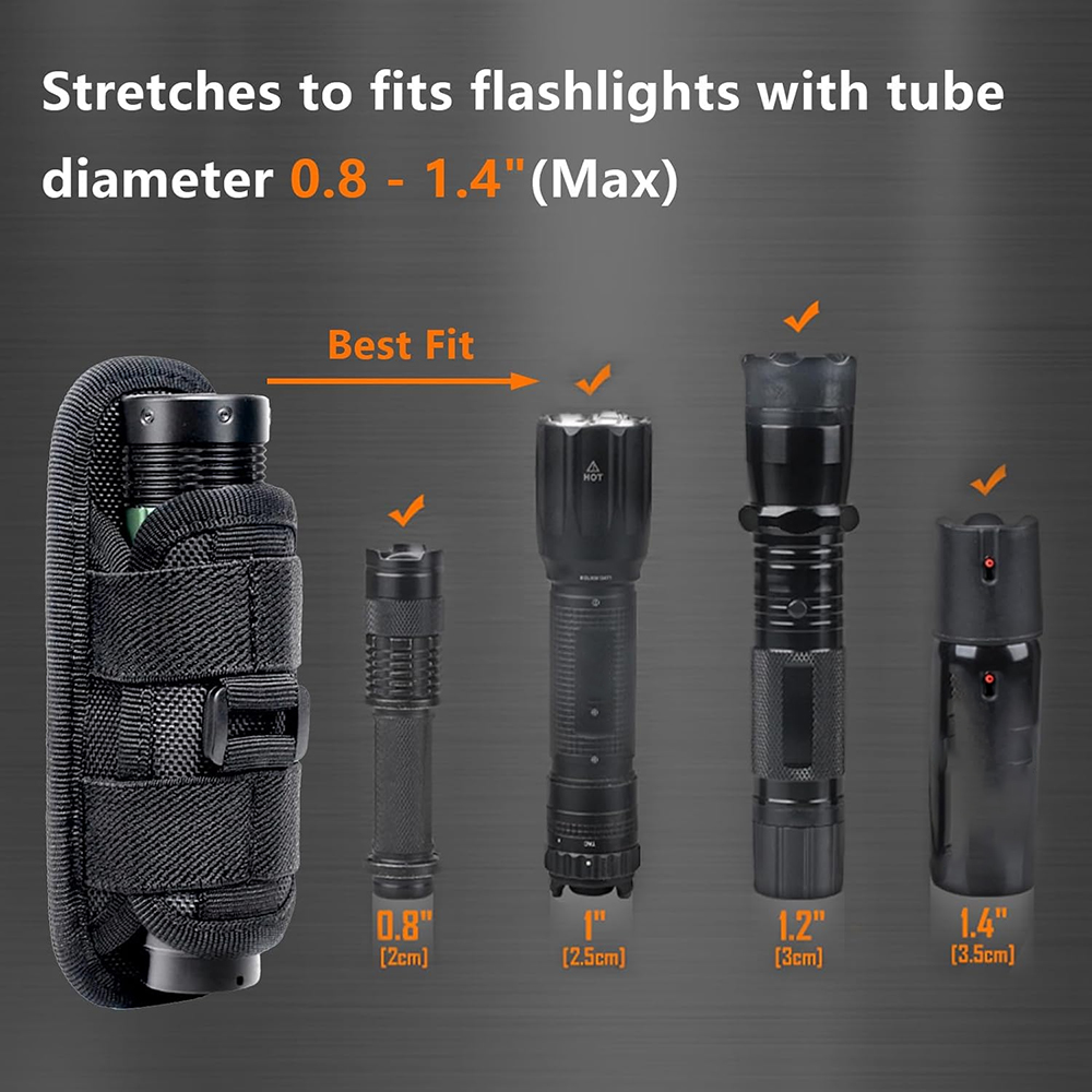 Tactical Flashlight Pouch Hols - Edc Carry Accessories recensie en prijs