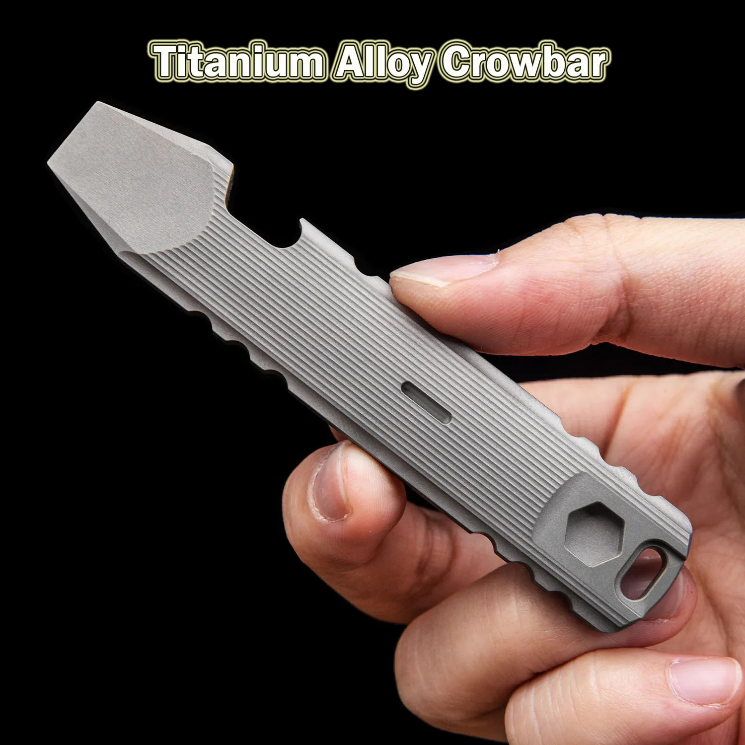 9.4CM Titanium Alloy Crowbar M - Titanium Pry Bar recensie en prijs