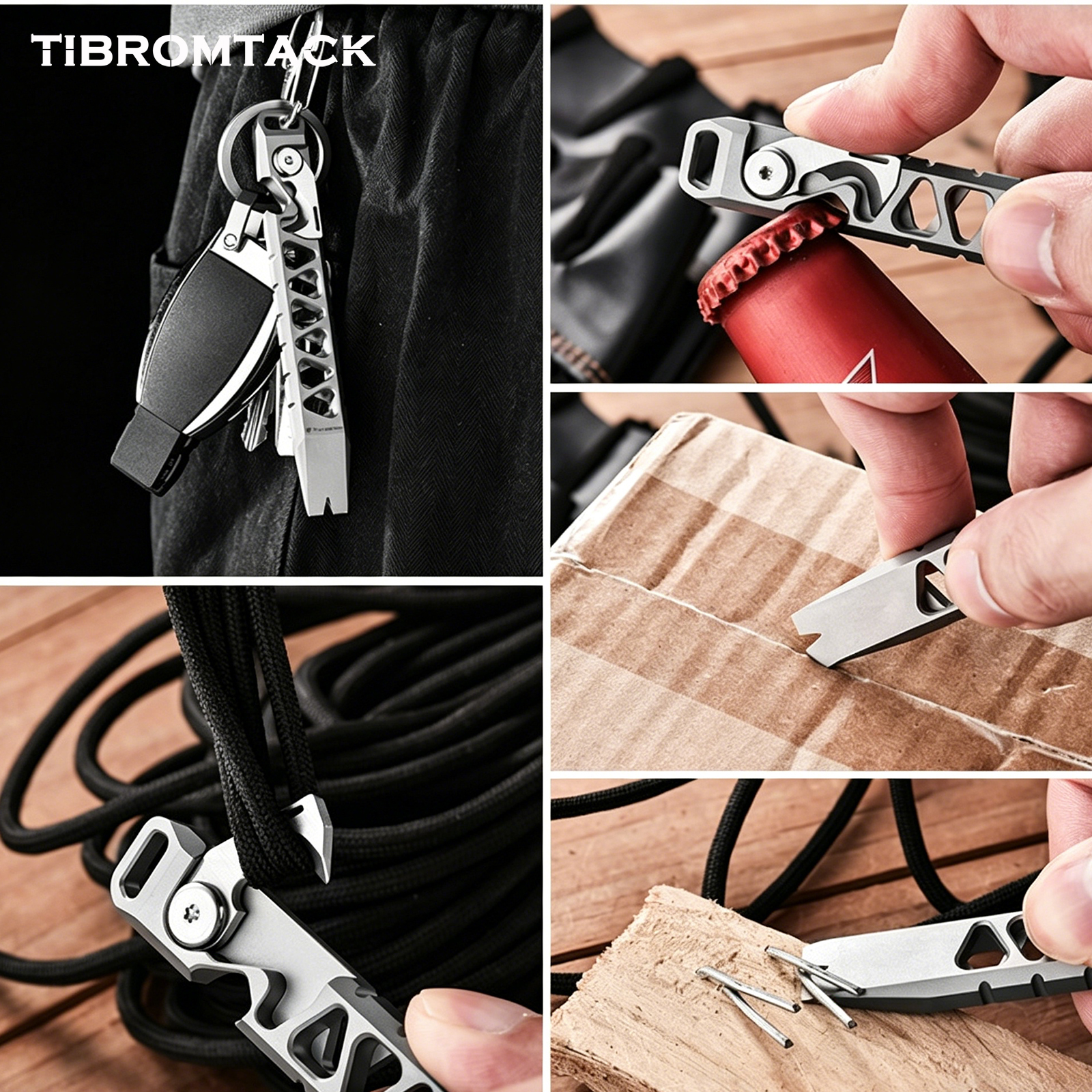 TIBROMTACK Titanium Multi-Func - Edc Every Day Carry おもちゃ recensie en prijs