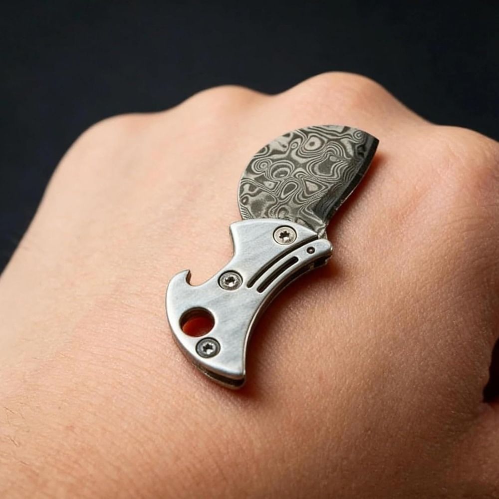 Portable Titanium Material Bot - Edc Every Day Carry おもちゃ recensie en prijs