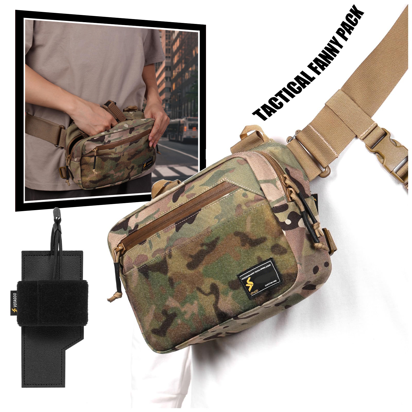 Tactical Fanny Pack, Concealed - Edc Concealed Carry Sling Bag recensie en prijs