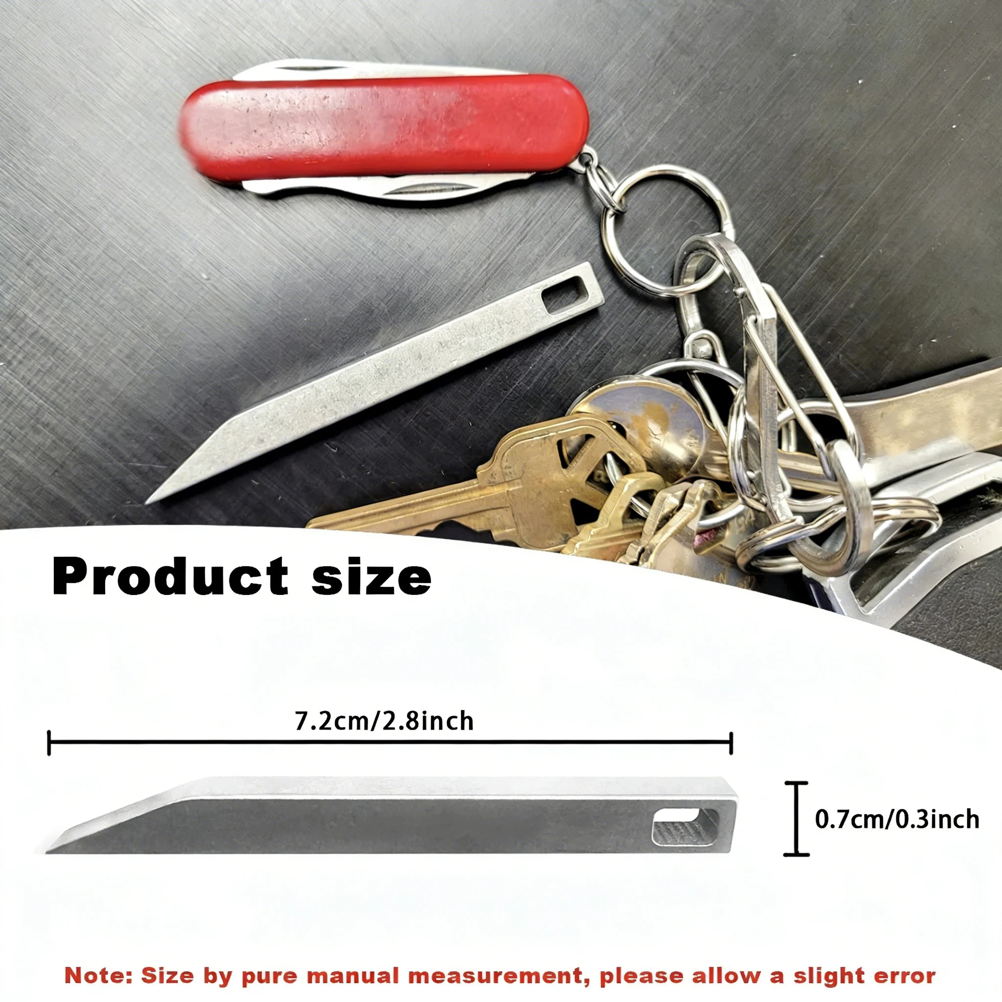 Heavy Duty Keychain Prybar EDC - Edc Every Day Carry おもちゃ recensie en prijs