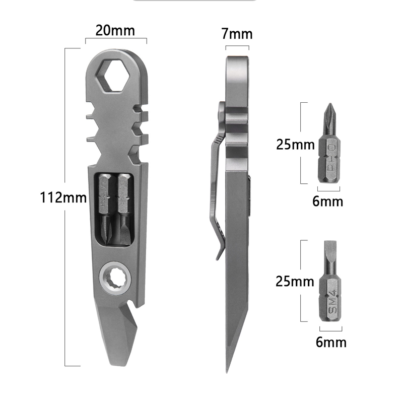 Outdoor Portable EDC Multifunc - Titanium Pry Bar recensie en prijs