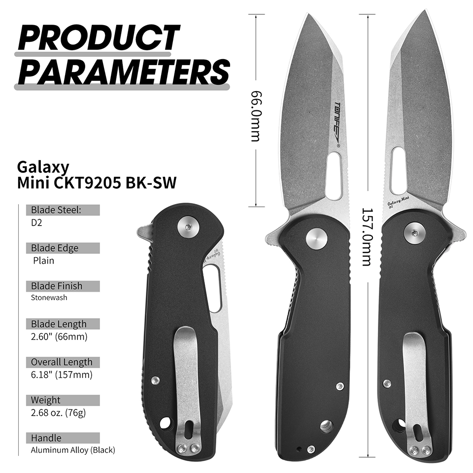 TONIFE Galaxy Mini CKT9205 Fol - Edc Every Day Carry おもちゃ recensie en prijs