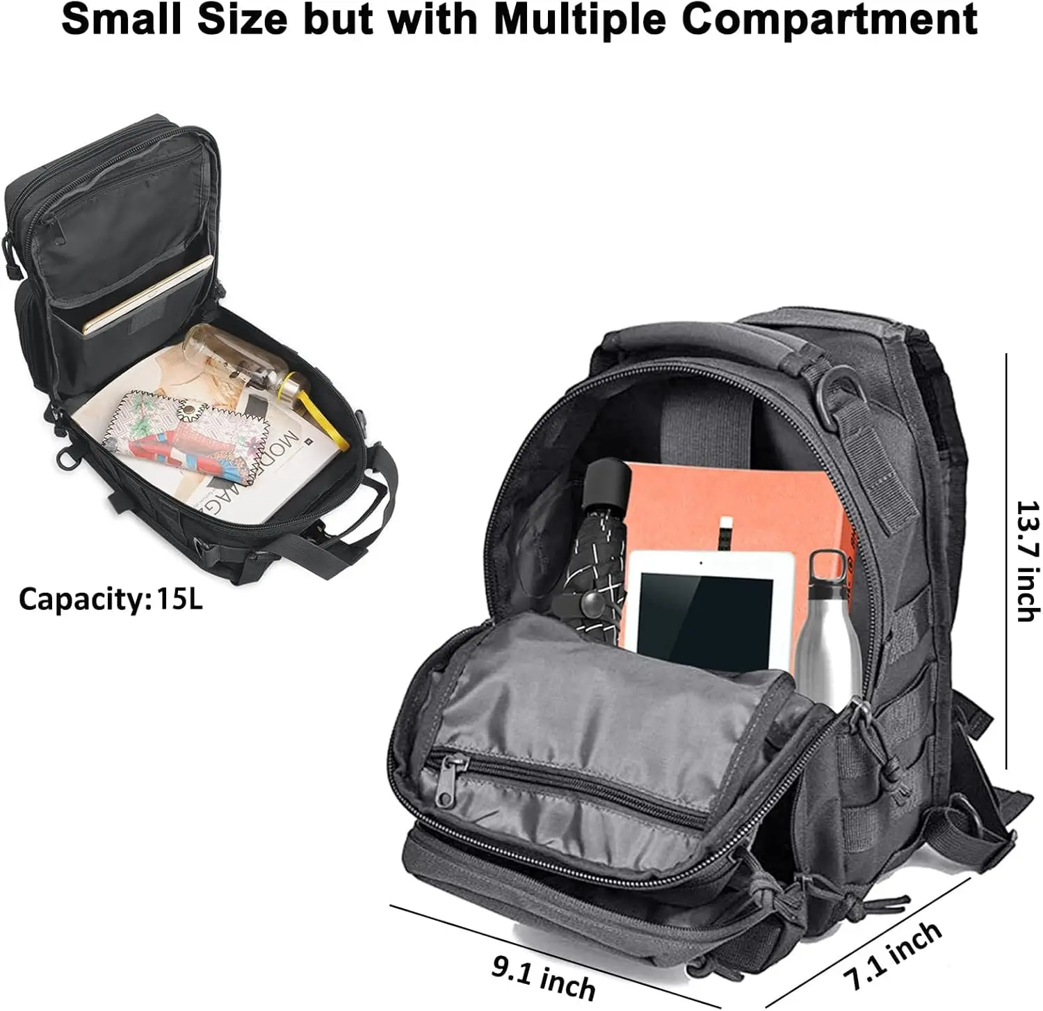 Tactical Sling Backpack Should - Edc Concealed Carry Sling Bag recensie en prijs
