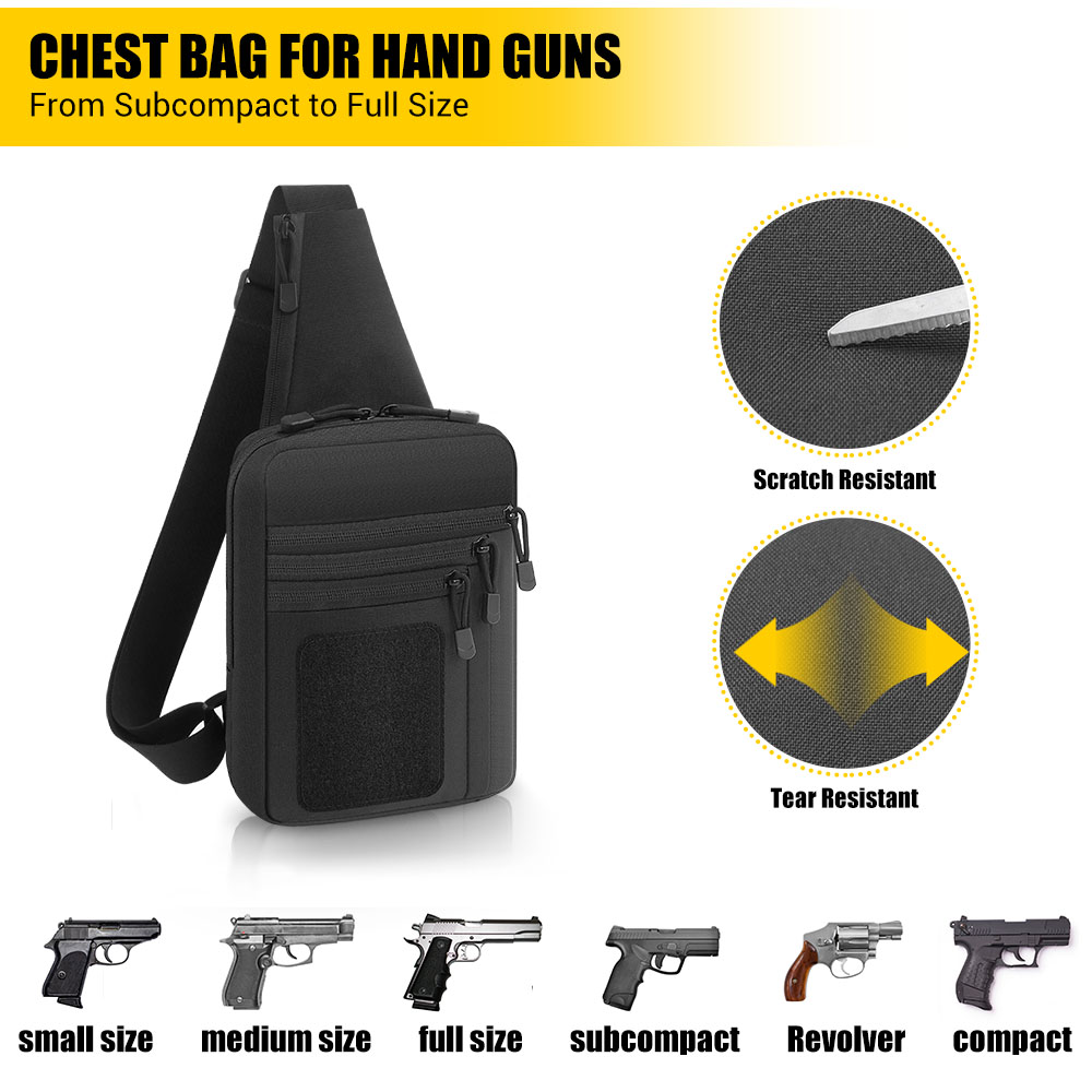 Tactical Pistol Gun Bag Concea - Edc Concealed Carry Sling Bag recensie en prijs
