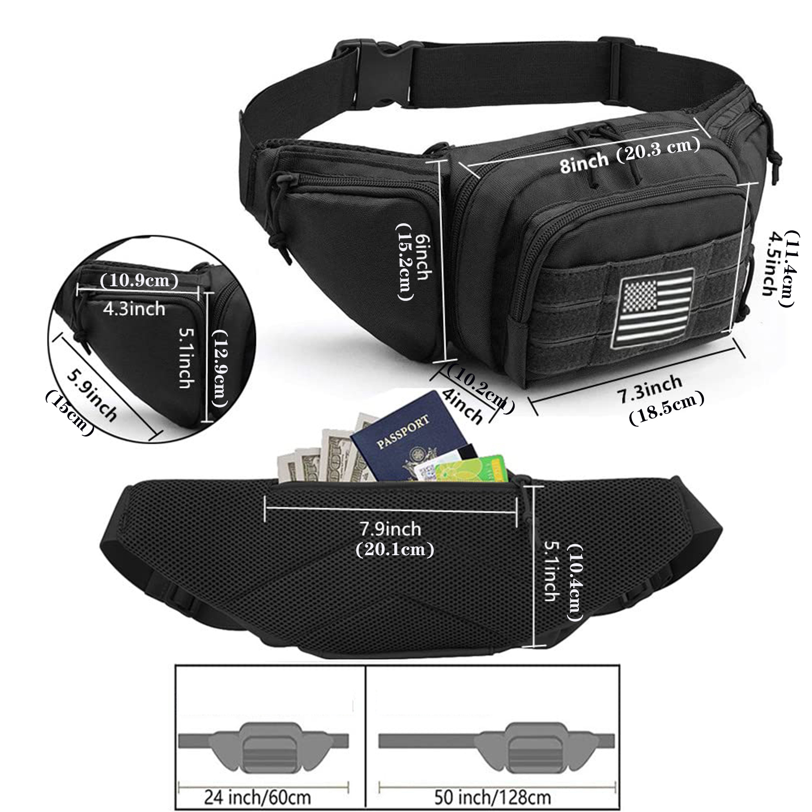 Tactical Fanny Pack Gun Holste - Edc Carry Fanny Pack recensie en prijs