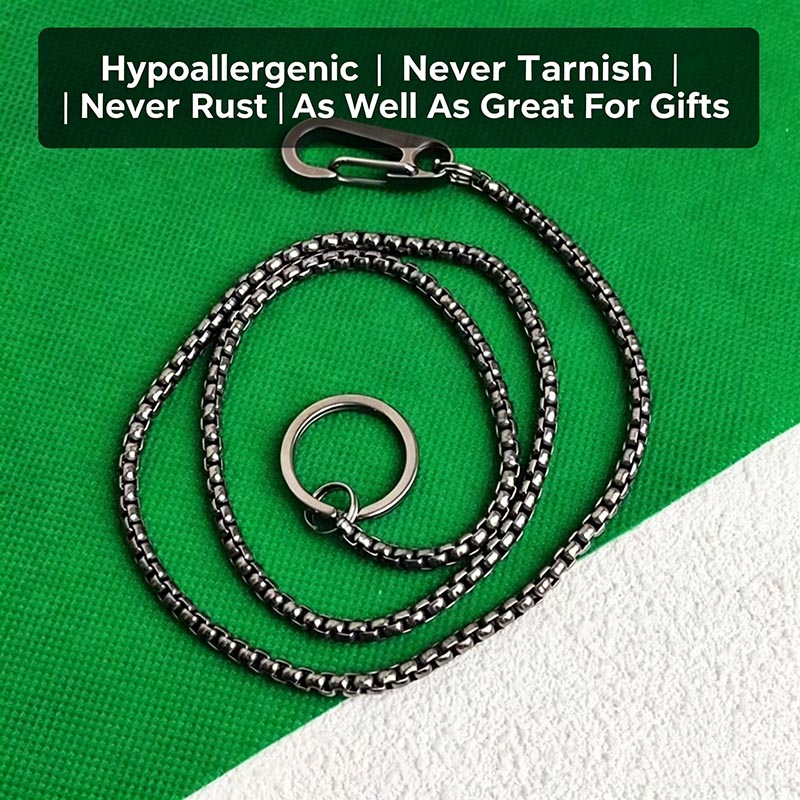 Titanium Wallet Chain for Men, - Wallet Slim Titanium recensie en prijs