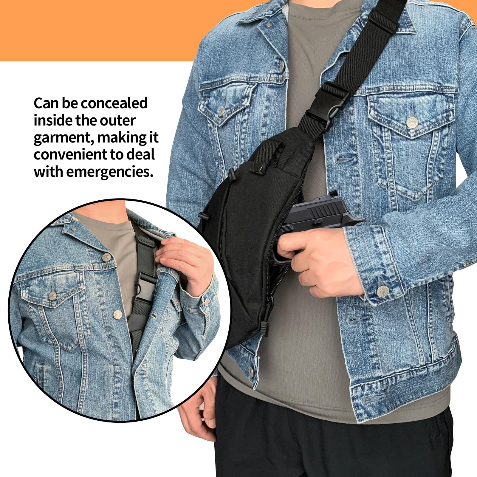 Tactical Crossbody Sling Bag E - Edc Concealed Carry Sling Bag recensie en prijs
