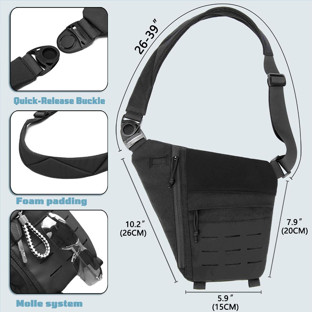Tactical Bag Concealed Gun Bag - Edc Carry Backpack recensie en prijs