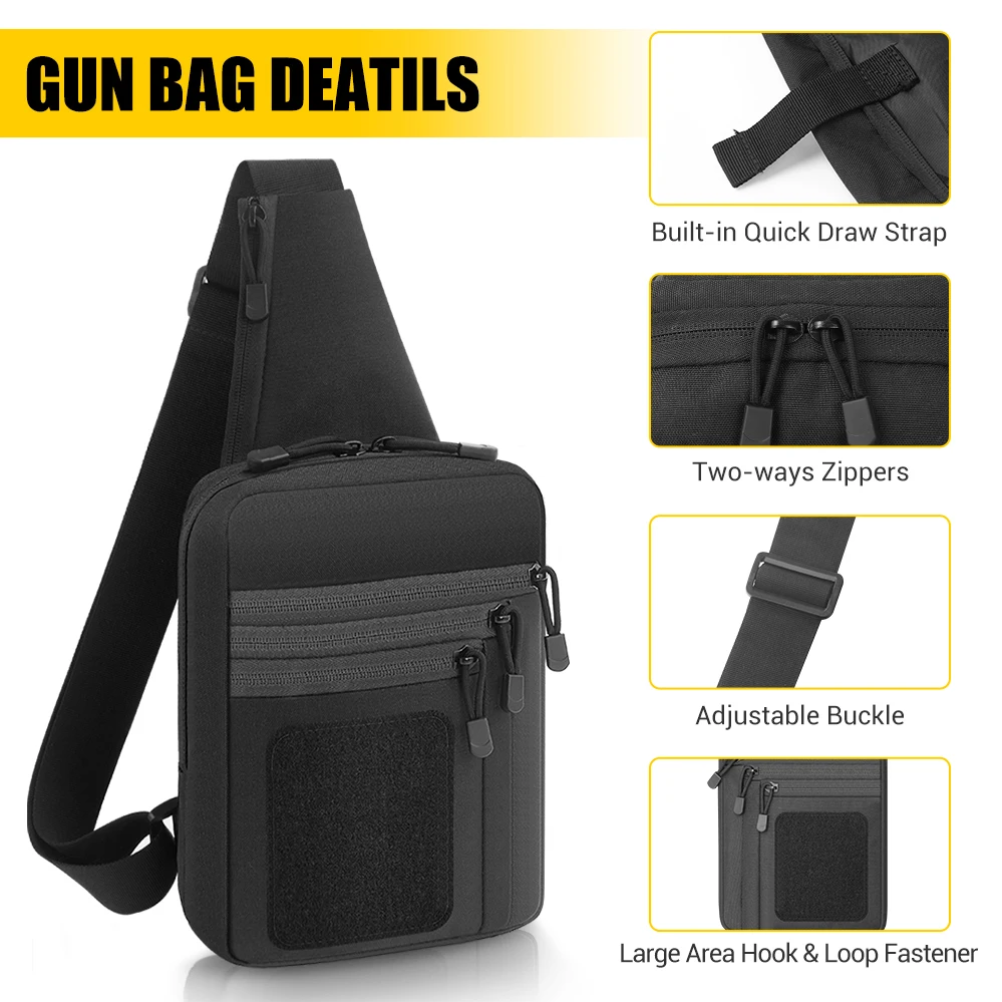 Tactical Pistol Gun Bag Concea - Edc Concealed Carry Sling Bag recensie en prijs